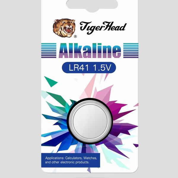tiger head alkaline button cell battery